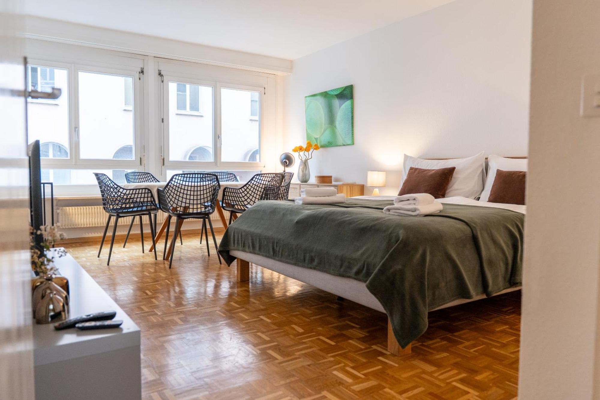 Gemuetliche Grosse Wohnung Naehe Uni Basel Bagian luar foto